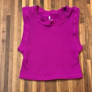 FP Movement by Free People Magenta Crop Top nwot